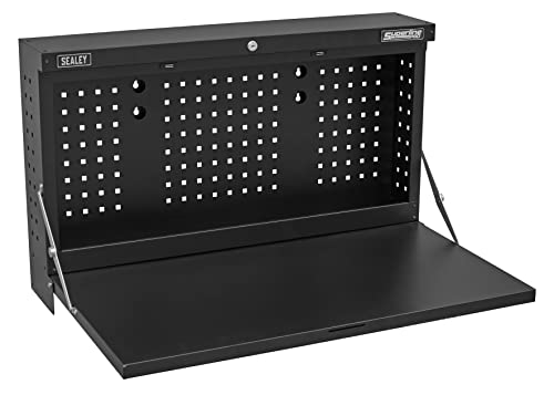 {Banco de Trabajo Plegable Pared Banco de Trabajo Sealey Superline Pro APWMW01 - Banco de Trabajo Plegable montado en la Pared (900 mm)