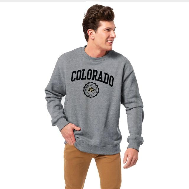 Image of Ivysport Crewneck Sweatshirt for College, Heritage Logo, Color, Adult Unisex
