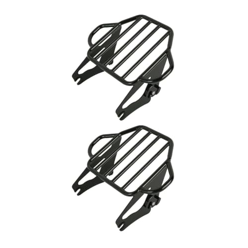 zxhhxkAn 2 Set of - Black Detachable Luggage Rack for CVO 14-21,for CVO Road 18-22,for CVO Tri 20-22,for Electra 09-22,for Electra Low 15-16,for Road 09-22 Road