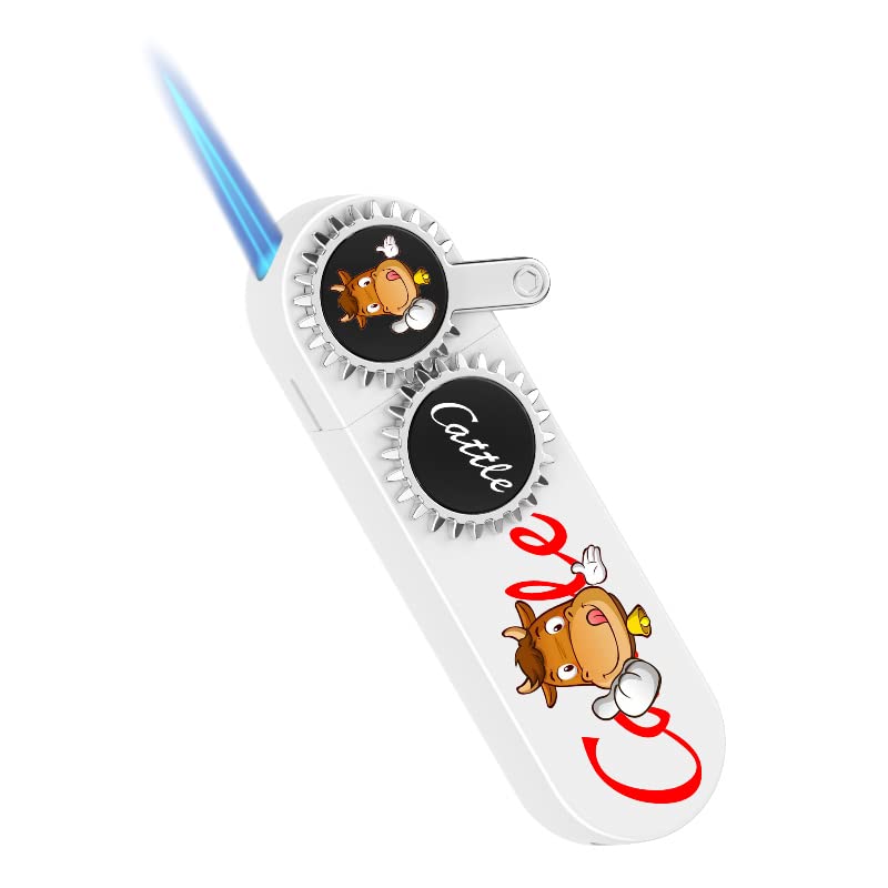 Mini Jet Torch Cigar Lighter Torch Flame Cigar Lighter Butane Fuel Refillable Slim Good for Cigar Cigarette Pipe