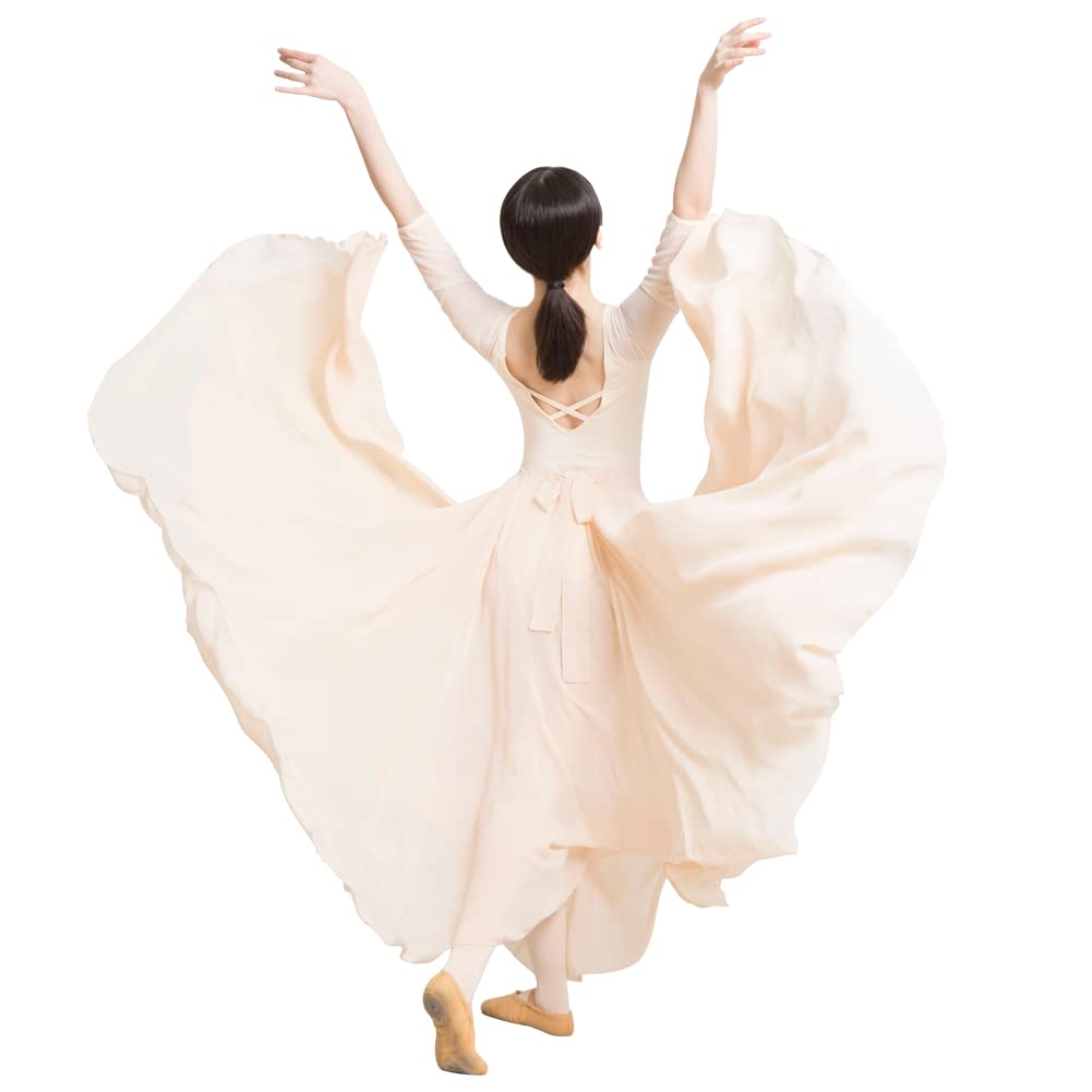 ROYAL SMEELA Vestido Danza Contemporanea Mujer Adulto Maillot Ballet Falda 720 Grados
