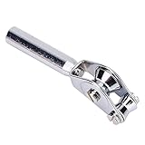 Agatige Angelrutenführungsringe, 5,5 cm * 5 mm Rollenrutenspitzenführung Angelrollenrutenspitzenführung Edelstahl Angeln Trolling Tackle Zubehör Für Seeboot Angeln Trolling