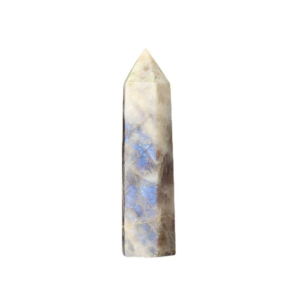 Piedra lunar de cristal natural para decoracion de escritorio hogar