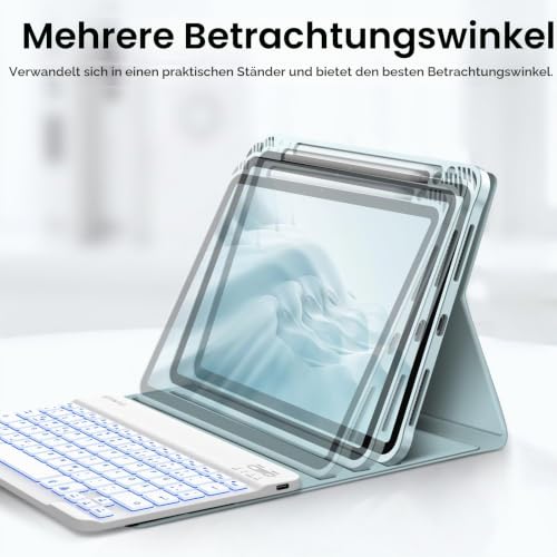 FINTIE Hülle mit Tastatur für iPad Air 11 Zoll(M4/M3/M2),iPad Air 5/4 10.9" – Ansicht 3