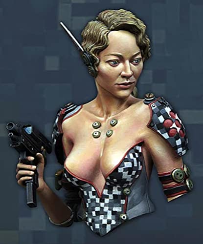 Figura Kit Modelo Resina Busto Mujer Antiguo 1/12 miniatura 1