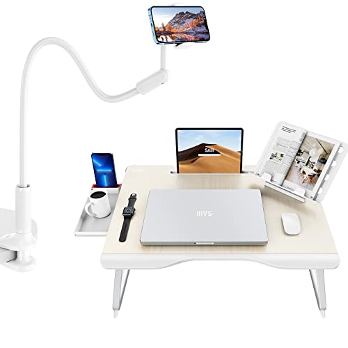 Saiji Folding Bed Desk + Phone Holder #TOP22