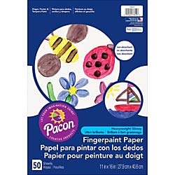 PACON Fingerpaint Paper, 11 x 16