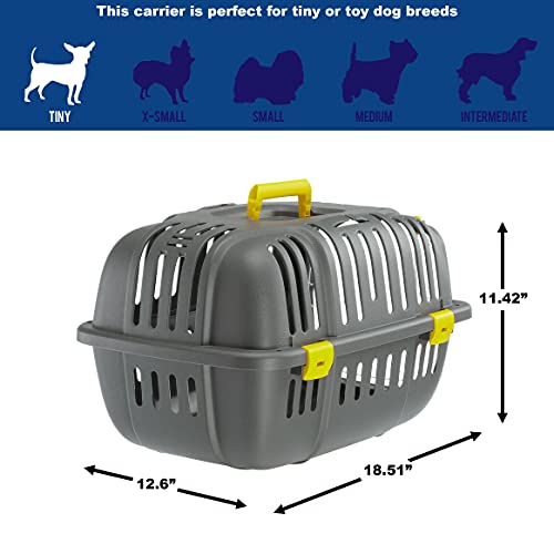 Ferplast Jet Pet Carrier Value Dog Carrier Suitable for Toy Dog Breeds