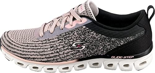 Skechers Sport Women's Women's Glide-Step-Head Start Sneaker, Black/Light Pink=BKLP, 5 | Image 2