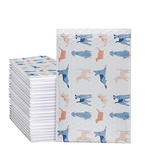 Poly Bubble Mailers 50 Pack – 6x10 in. Waterproof, Anti-Shock, Tear-Resistant Padded Shipping Envelopes – with Bubble Wrap Lining, Tamperproof Adhesive Seal – Bulk Office & Home Supplies by MESRA