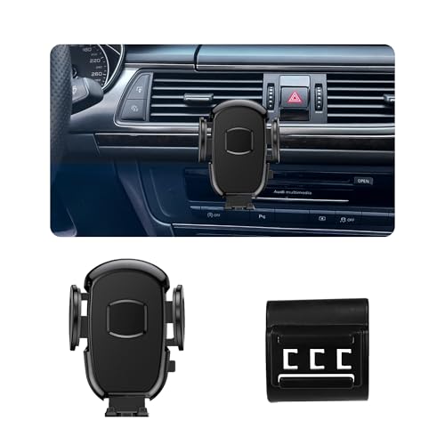 DJXCAR Car Phone Holder Fits for Audi [Only fits for 2012-2018 A6 S6 A7 S7 ], Cell Phoen Car Mount Fits Snugly and Perfectly in The Vent Design for 4.7-7 in Phones,360 Degree Rotation,Easy to Install