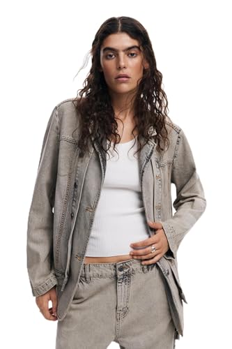 Veste blazer en denim Desigual pour femme solution mode confort pour mi-saison