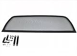 Déflecteur de Vent pour MG MGF MGTF (1996 2012)   Pliable   Noir | Filet Anti Remous Coupe | Déflecteur d'air   GermanTuningParts