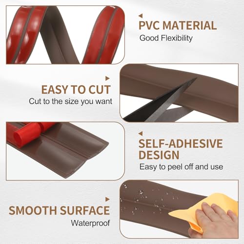 Protection d'angle murale pour réparer un comptoir ou plafond marron - 5