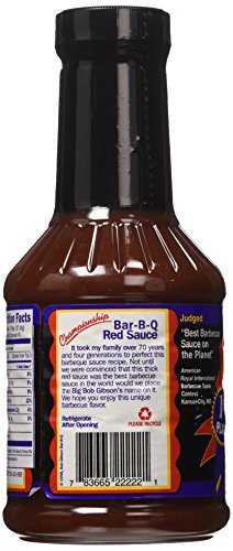 Big Bob Gibson Championship Red Sauce(19 oz.) - Thumbnail 4