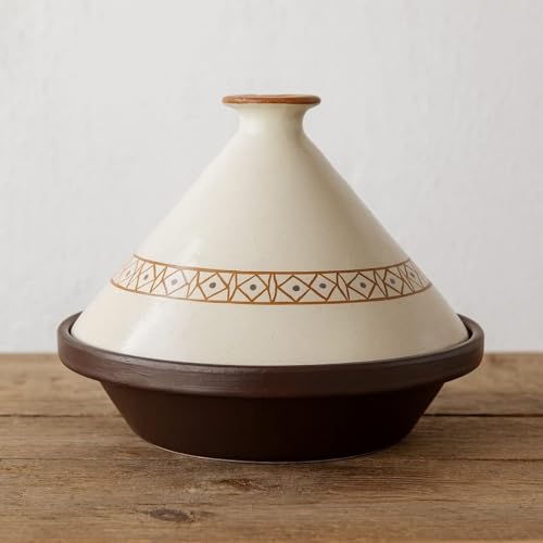 Tajine in Terracotta XL 32cm – Autentica Pentola Etnica Marocchina/Tunisina con Ebook Gratuito 1504251001