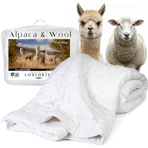 Desert Breeze Distributing Australian Alpaca And Sheep Wool Comforter/Duvet Insert cover