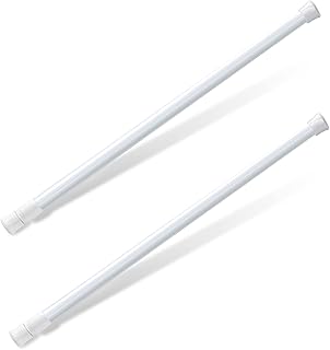 2 Pcs Sliding Door Security Bar Window Security Bars Sliding Door Security Bar Adjustable Sliding Glass Door Lock Window Lock Bar Window Safety Bars for Children Home, Extends from 17-27.6 Inches