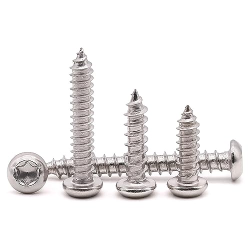 Roycemart GB-AK0307-50 M5 X 20Mm (50 Pcs) Button Head Torx Drive Sheet Metal Screws, 304 Stainless Steel 18-8 Self Tapping Screws thumb #6