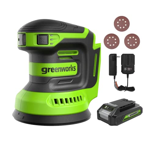 Greenworks 24V Orbital Sander Kit, 5
