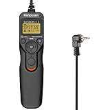 Camera Remote Timer Intervalometer Compatible with Canon EOS R, EOS RP, 850D, 250D, 90D, 80D, 70D; Replaces Canon RS-60E3 Cable, Fujifilm RR-100 Cable and Olympus RM-CB2 Cable