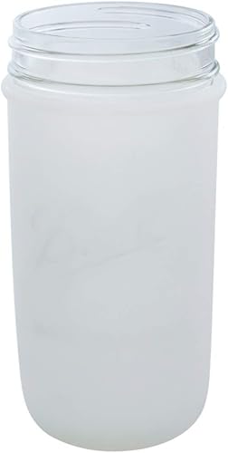 Mason Jar Lifestyle - Fundas de silicona de 24 onzas para proteger frascos de bolas de Mason Jar Lifestyle (escarcha, paquete de 2)