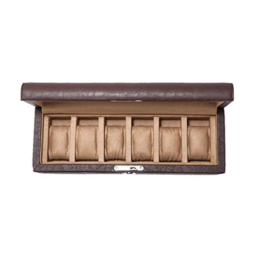 Preisvergleich Produktbild Automatischer Doppeluhrenwickler, Holzschalen-Klavierfarbe außen mit 5 Rotationsmodi und lautlosem Motor, mit weichen, flexiblen Uhrenkissen, geeignet für die Aufbewahrung von Damen- und Herrenhandge