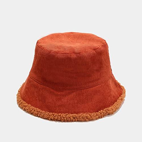 Miashui Floppy Hat Kids Women Winter Spring Hat Solid Color Fashion Corduroy Warm Hat Fisherman Hat Knit Bucket Hat #TOP1