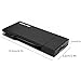 Wavlink Universial USB 3.0 Dual-Head Mini Docking Multi-Display HDMI/VGA with Gigabit Ethernet, USB 3.0 Port, Removable Card Reader, HDMI up to 2560x1440 and VGA 1920x1200 Supports Windows