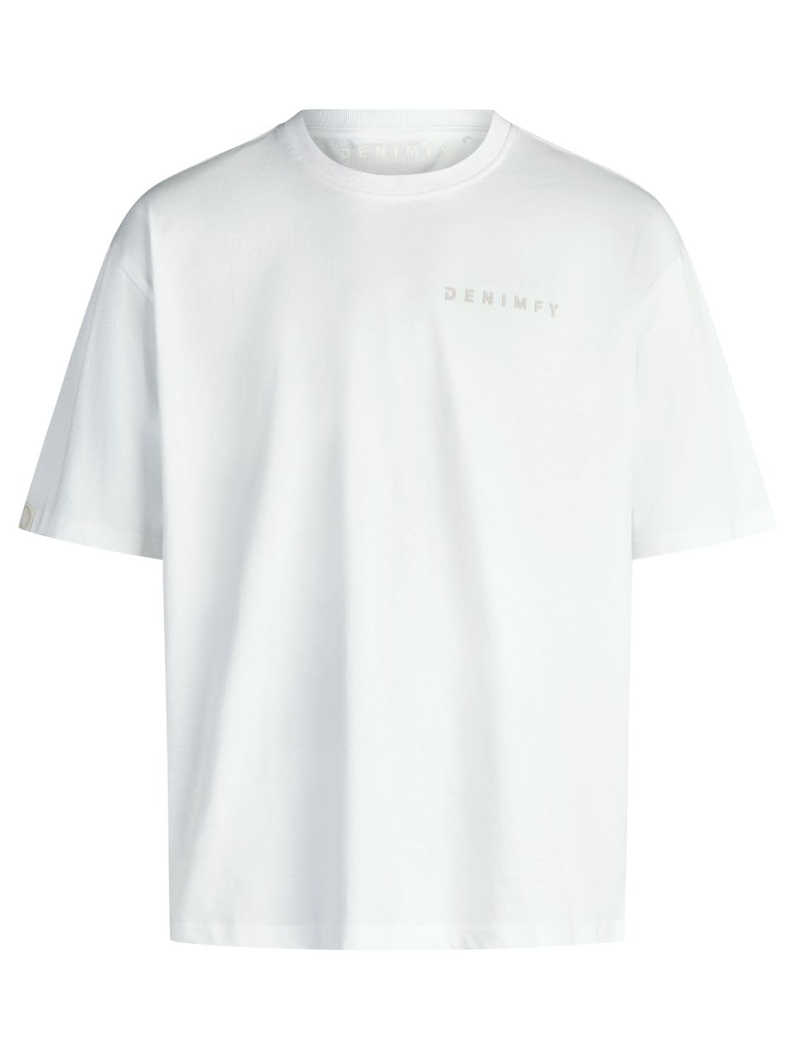DENIMFY Tshirt Herren Relaxed Fit DFTed 3er Set Pack Rundhals Kurzarm | Sommer Tee Shirt Logo Druck Schwarz Weiß Beige Blau Grün Grau S M L XL XXL 3XL 4XL 5XL