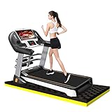 V3VOGUE Treadmill Mat, Heavy Duty Exercise Equipment Mat for Under Treadmill, Anto Fatigue Floor Mat, Indestructible Non-Slip Floor Thick Workout Gym Mat, Noise Reduction, Anto Vibration