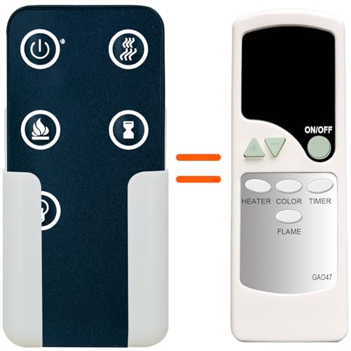 Replacement Remote Control for Northwest Electric Fireplace Heater 80-2000A-42 80-2000A-54-NH 80-2000A-36 80-2000A-54 80-2000A-54-SS 80-2000A-36-WHITE