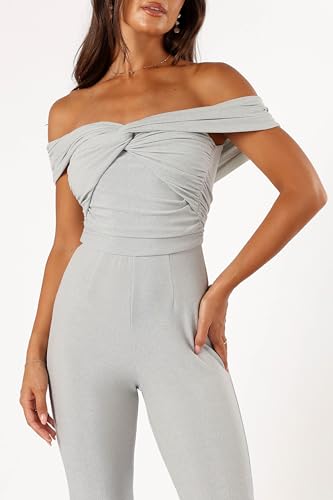 Image of Petal & Pup Women's Sharnie Off Shoulder Jumpsuit