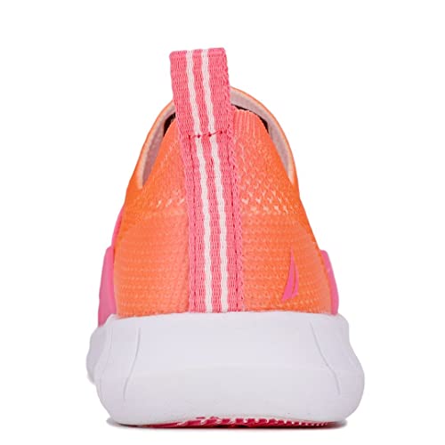 Nautica Kids Boys Girls Fashion Sneaker Running Shoe Slip-On Jogger Toddler And Little Kid-Zakon Toddler-Neon Rainbow-7 #TOP2