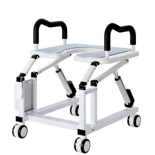 WTSFEUJL Silla De Inodoro De Elevación Eléctrica para Dispositivos Auxiliares De Ancianos,Elevador De Inodoro Inteligente para Mujeres Embarazadas,Paciente,Barandilla Auxiliar