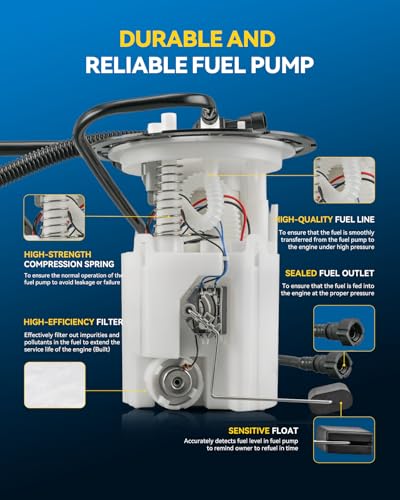 Image of PHILTOP Electric Fuel Pump Assembly FG0955 Fit for Chevrolet Malibu