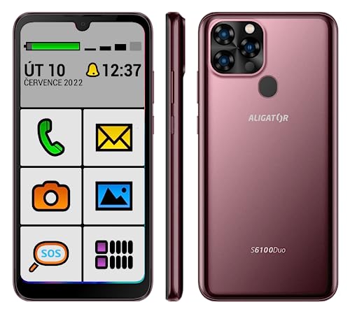 ALIGATOR AZAS6100SENBX - 6,3" HD-Smartphone med 4G och dubbelt SIM