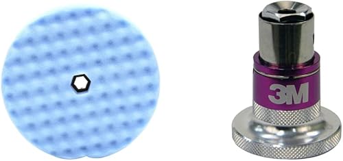 3M Perfect-It - Almohadilla de pulido de espuma ultrafina, 8 pulgadas, 05708, adaptador de conexión rápida Perfect-It, 05752, 5/8 pulgadas para