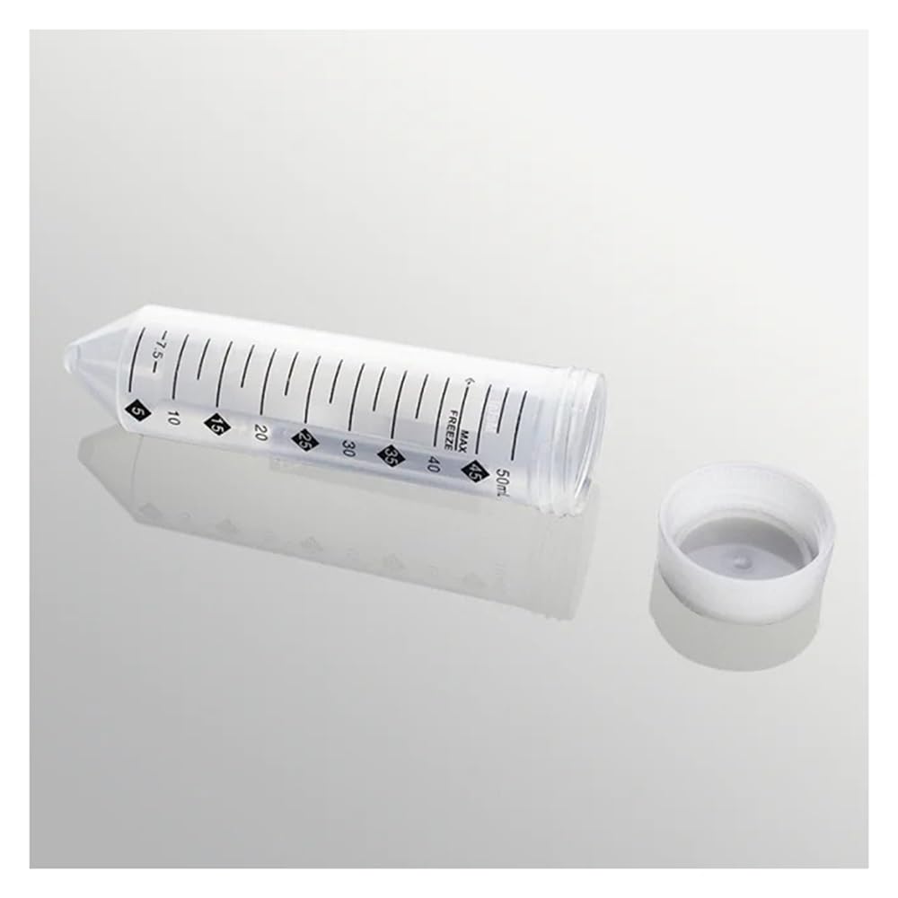 Equipos y suministros de laboratorio Tubo de centrífuga 50 ml con gradilla plástico (paquete 25 unidades, libre metales pesados, CT-012-50MF)