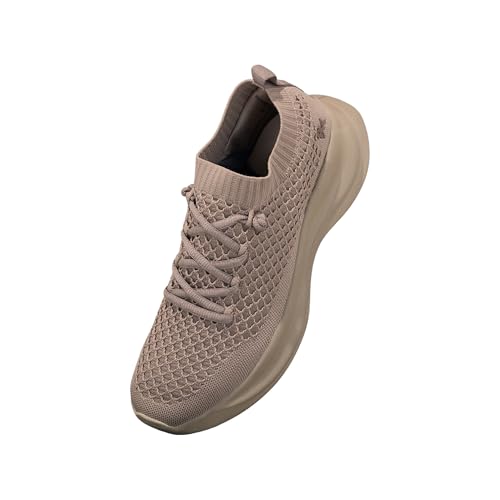 Neeman's Knit Gliders Unisex Sneakers | Casual Lace-Up Shoes with AirKnit Breathable Upper, Cushioned EVA Sole, Energy-Return Foam Insole, Lightweight Slip-Resistant Sneakers