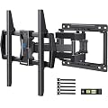 Pipishell Full Motion TV Wall Mount for Most 37-75 inch TVs, Wall Mount Bracket with Dual Articulating Arms, Swivel, Tilt, Max VESA 600x400mm up to 100 lbs, TV Mount Fits 12”/16” Wood Studs, PILF6