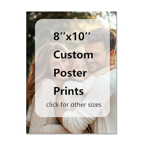 GZZFXXD Personalized Custom 8''x10'' Canvas Prints with Your Photo/your Image Large Wallart Wall Decor for Bedroom Dining room Living room Children's room(Unframed)
