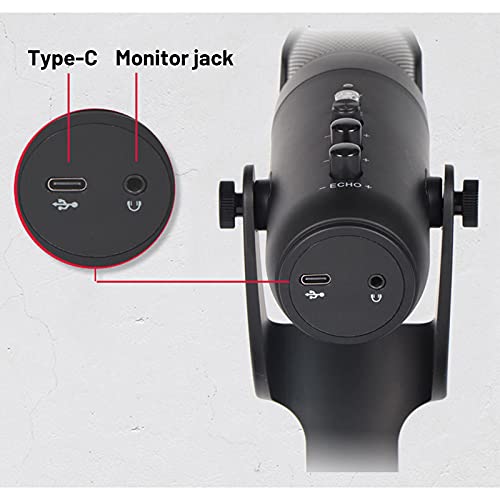 RGB-USB-Kondensatormikrofon, einstellbares USB-Mikrofon für PC, PS5, Mac usw, Anti-Vibrations-Kondensatormikrofon mit… – Bild 5