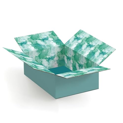 Image of Great Papers! GiftIn Corrugated Shipping Box, Water Color for Gifts, Birthdays, Holidays, and Care Packages, 2 Pack (2024053)