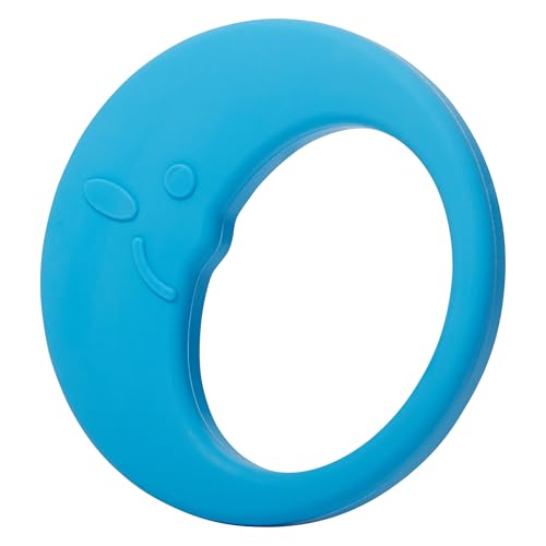 Image of C.R. Gibson 100% Food Grade Silicone Moon Baby Teether for Infants, 2.75 inch x 4.25 inch, Multicolor