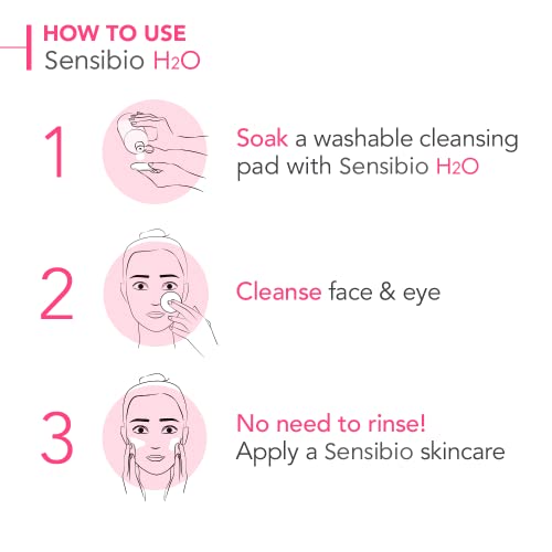 Bioderma - Sensibio - H2O Micellar Water - Makeup Remover Cleanser - Face Cleanser For Sensitive Skin #TOP4