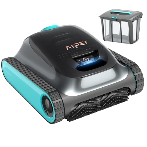 Aiper Scuba S1 Robotic Pool Cleaner, Wall & Waterline Cleaning, 150-Min Battery Life, 4 Modes
