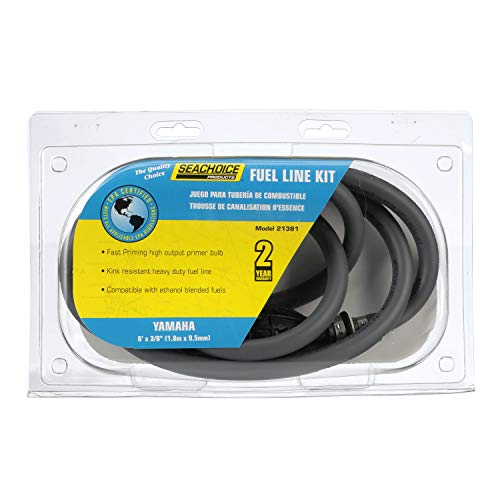 Image of Seachoice Low Permeation Fuel Line Kit With High-Output Primer Bulb, 3 /8 In. x 7 Ft.