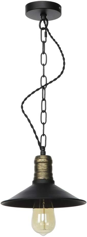Loft Retro Lights Industrial Antique Wrought Iron Lampshade Hanging Lamp Adjustable Sling E27 Edison Kitchen Island Decorative Lighting Ac Flush Mount Light/E