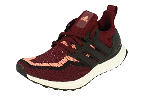 Adidas Ultraboost DNA X MUFC Hommes Running Trainers Sneakers (UK 7 US 7.5 EU 40 2/3, Burgundy Black White FZ3620)